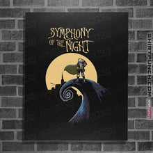 Load image into Gallery viewer, Daily_Deal_Shirts Posters / 4&quot;x6&quot; / Black Symphony Of The Night
