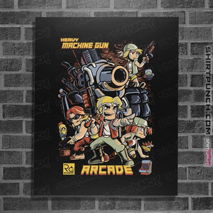 Daily_Deal_Shirts Posters / 4"x6" / Black Metal Slug