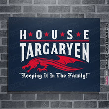 Load image into Gallery viewer, Daily_Deal_Shirts Posters / 4&quot;x6&quot; / Navy House Targaryen
