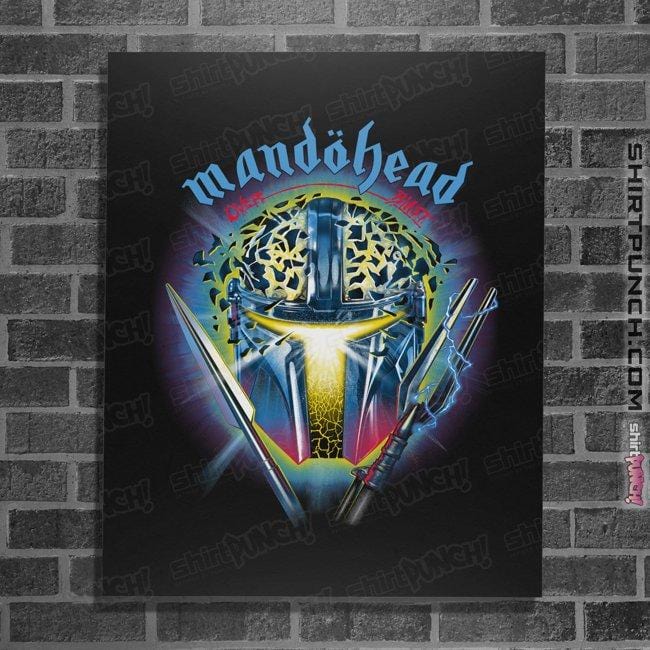 Daily_Deal_Shirts Posters / 4"x6" / Black Over Blast