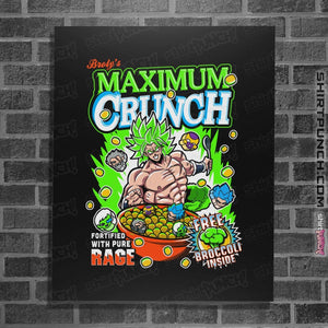 Shirts Posters / 4"x6" / Black Maximum Crunch