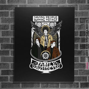 Shirts Posters / 4"x6" / Black The Family Business