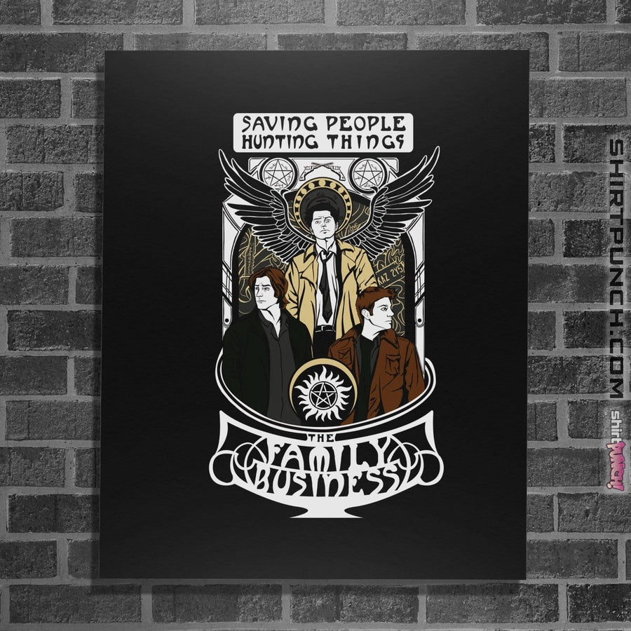Shirts Posters / 4"x6" / Black The Family Business