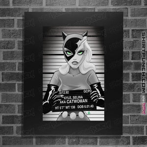 Shirts Posters / 4"x6" / Black Not So Purr-fect Crime