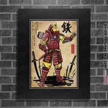 Load image into Gallery viewer, Daily_Deal_Shirts Posters / 4&quot;x6&quot; / Black Iron Samurai
