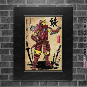 Daily_Deal_Shirts Posters / 4"x6" / Black Iron Samurai