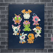 Load image into Gallery viewer, Secret_Shirts Posters / 4&quot;x6&quot; / Navy Digi-Cute!
