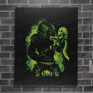 Secret_Shirts Posters / 4"x6" / Black Hunter Of Humans