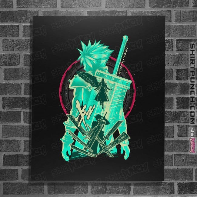 Daily_Deal_Shirts Posters / 4"x6" / Black Midgar's Maverick