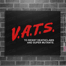 Load image into Gallery viewer, Secret_Shirts Posters / 4&quot;x6&quot; / Black VATS
