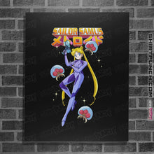 Load image into Gallery viewer, Secret_Shirts Posters / 4&quot;x6&quot; / Black Sailor Samus Zero Suit
