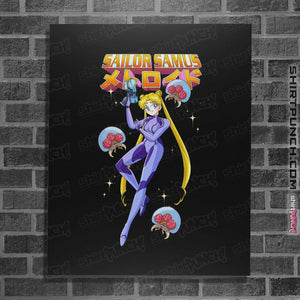 Secret_Shirts Posters / 4"x6" / Black Sailor Samus Zero Suit