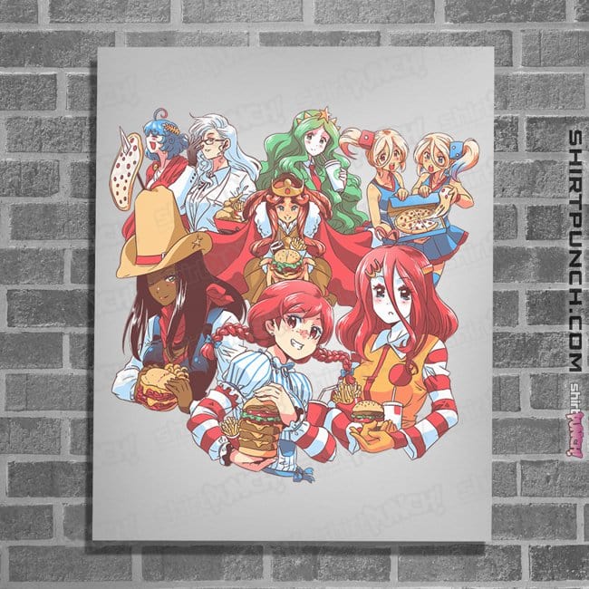 Secret_Shirts Posters / 4"x6" / White Fast Waifus!