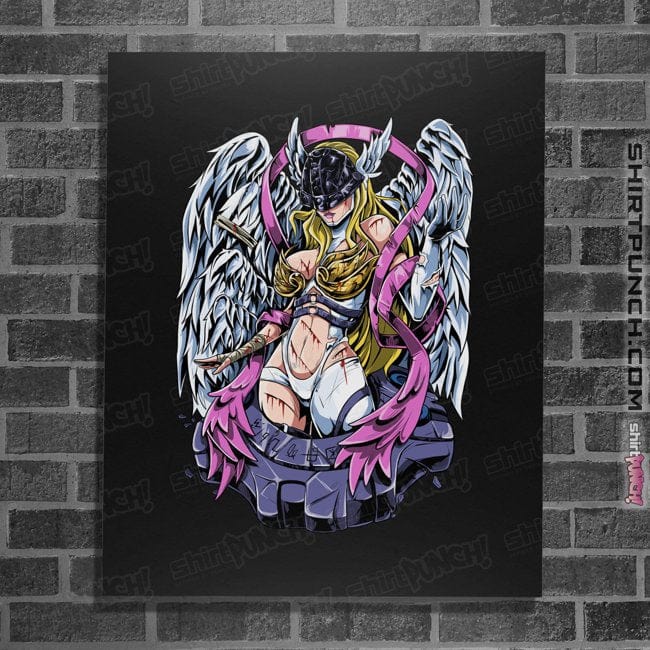 Secret_Shirts Posters / 4"x6" / Black Battle Angewomon