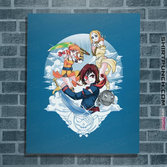 Secret_Shirts Posters / 4"x6" / Sapphire The Sky Pirates