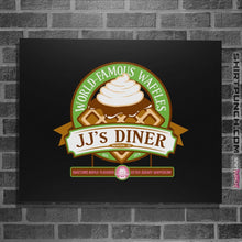 Load image into Gallery viewer, Shirts Posters / 4&quot;x6&quot; / Black JJ&#39;s Diner
