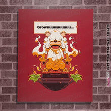 Load image into Gallery viewer, Shirts Posters / 4&quot;x6&quot; / Red Hisuian Growlithe
