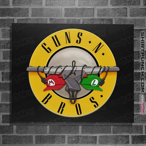 Daily_Deal_Shirts Posters / 4"x6" / Black Guns N Bros