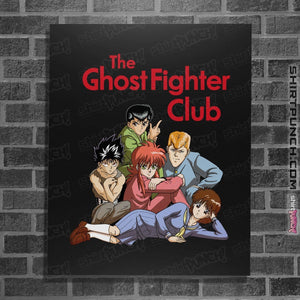 Shirts Posters / 4"x6" / Black The Ghost Fighter Club