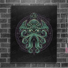 Load image into Gallery viewer, Shirts Posters / 4&quot;x6&quot; / Black Great Cthulhu

