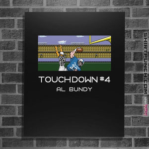 Shirts Posters / 4"x6" / Black Tecmo Bundy