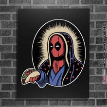 Load image into Gallery viewer, Shirts Posters / 4&quot;x6&quot; / Black Saint Taco

