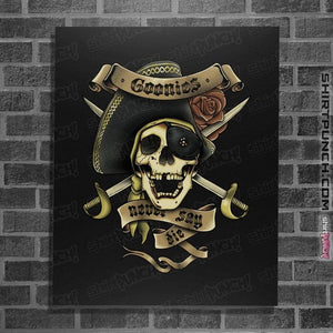 Daily_Deal_Shirts Posters / 4"x6" / Black Goonies Tattoo