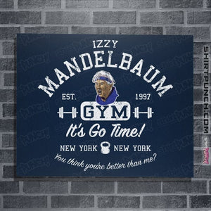 Secret_Shirts Posters / 4"x6" / Navy Mandelbaum Gym