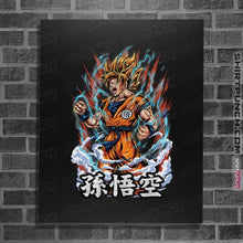 Load image into Gallery viewer, Shirts Posters / 4&quot;x6&quot; / Black Rage Of A Super Saiyan
