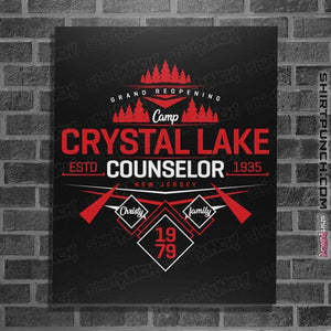 Shirts Posters / 4"x6" / Black Crystal Lake Staff