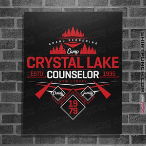 Shirts Posters / 4"x6" / Black Crystal Lake Staff