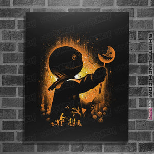 Shirts Posters / 4"x6" / Black Ghost Of Halloween