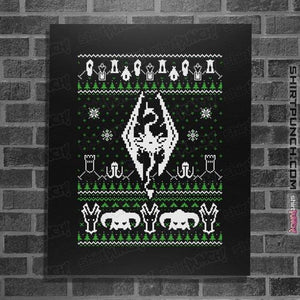 Shirts Posters / 4"x6" / Black Skyrim Sweater