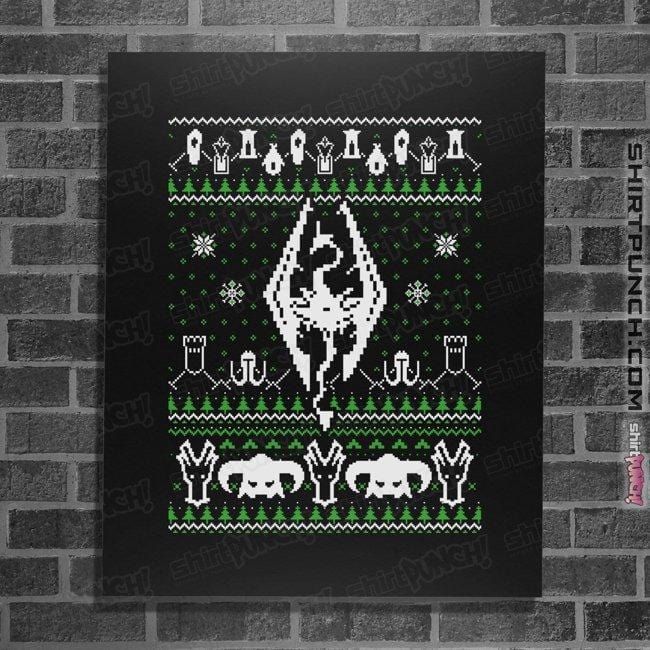 Shirts Posters / 4"x6" / Black Skyrim Sweater