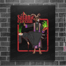 Load image into Gallery viewer, Shirts Posters / 4&quot;x6&quot; / Black Satanic Exorcism
