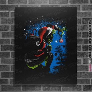 Daily_Deal_Shirts Posters / 4"x6" / Black The Christmas Ruiner