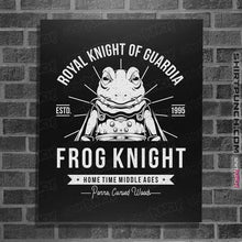 Load image into Gallery viewer, Shirts Posters / 4&quot;x6&quot; / Black Frog Knight

