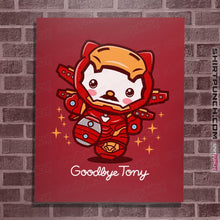 Load image into Gallery viewer, Shirts Posters / 4&quot;x6&quot; / Red Goodbye Tony
