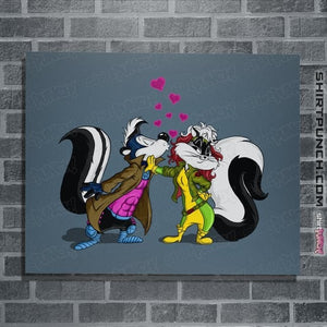 Secret_Shirts Posters / 4"x6" / Indigo Blue No-Kissing