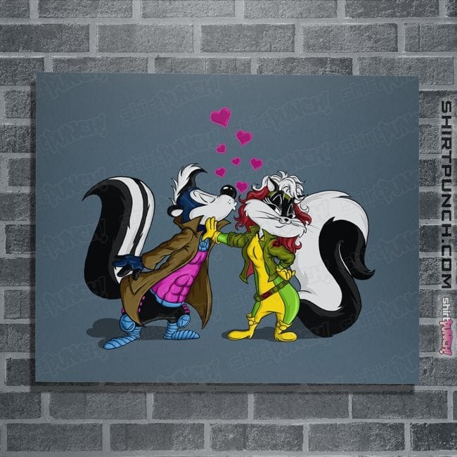 Secret_Shirts Posters / 4"x6" / Indigo Blue No-Kissing