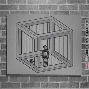 Shirts Posters / 4"x6" / Sports Grey Escher's Jail