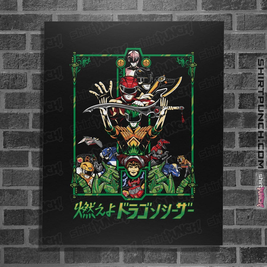 Shirts Posters / 4"x6" / Black Enter The Rangers