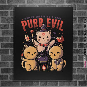 Shirts Posters / 4"x6" / Black Purr Evil