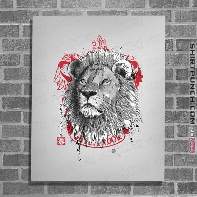 Shirts Posters / 4"x6" / White Courage and Determination