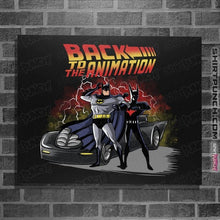 Load image into Gallery viewer, Daily_Deal_Shirts Posters / 4&quot;x6&quot; / Black Back To The Animation
