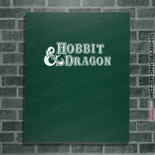 Load image into Gallery viewer, Secret_Shirts Posters / 4&quot;x6&quot; / Forest Hobbit And Dragon
