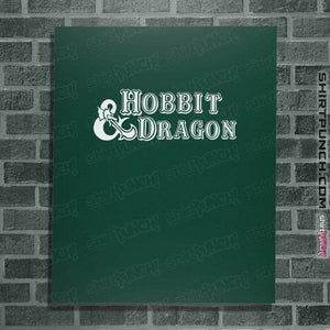 Secret_Shirts Posters / 4"x6" / Forest Hobbit And Dragon