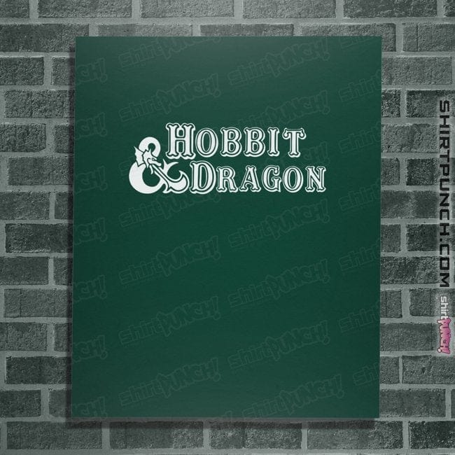 Secret_Shirts Posters / 4"x6" / Forest Hobbit And Dragon