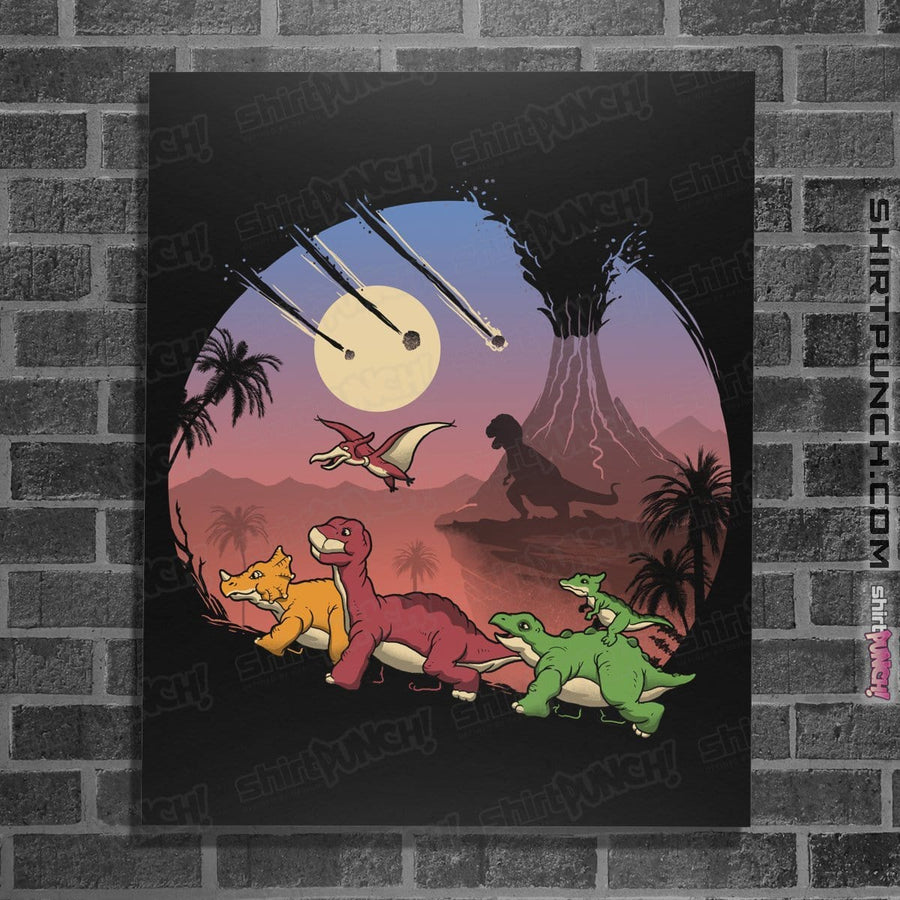 Shirts Posters / 4"x6" / Black The Land Before Extinction