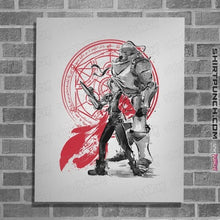 Load image into Gallery viewer, Shirts Posters / 4&quot;x6&quot; / White The Fullmetal Alchemist
